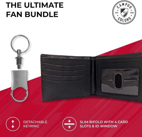 Siskiyou Sports Men's Bi-fold Wallet, Black, One Size in Saudi Arabia