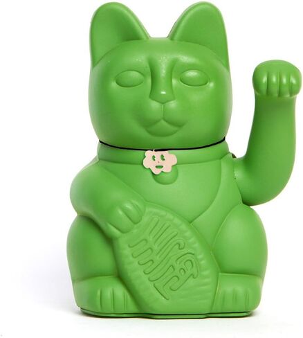 Lucky Cat wellcome manekineko fortune gift. Japanese tradition. Different colors. (White) in Saudi Arabia