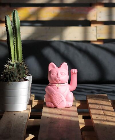 Lucky Cat wellcome manekineko fortune gift. Japanese tradition. Different colors. (White) in Saudi Arabia