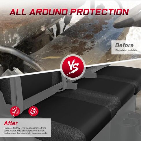 Frokom Polaris Ranger XP 1000 Bench Seat Cover,UTV Front Bench Seat Cover Fit for Polaris Ranger XP 1000 2017 2018 2019 2020 2021,1680D Oxford Fabric Waterproof Camo Front Bench Seat Cover in Saudi Arabia