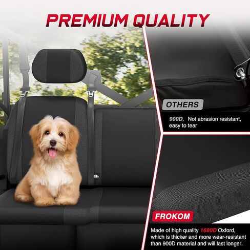 Frokom Polaris Ranger XP 1000 Bench Seat Cover,UTV Front Bench Seat Cover Fit for Polaris Ranger XP 1000 2017 2018 2019 2020 2021,1680D Oxford Fabric Waterproof Camo Front Bench Seat Cover in Saudi Arabia