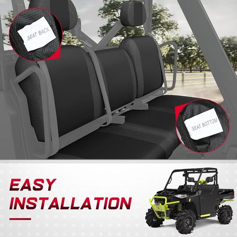 Frokom Polaris Ranger XP 1000 Bench Seat Cover,UTV Front Bench Seat Cover Fit for Polaris Ranger XP 1000 2017 2018 2019 2020 2021,1680D Oxford Fabric Waterproof Camo Front Bench Seat Cover in Saudi Arabia