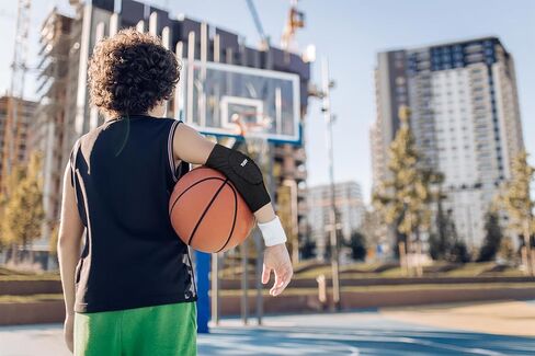 Elbow Pads Compression Padded Arm Sleeves Elbow Protection Pads for Basketball Football Baseball Volleyball in Kuwait