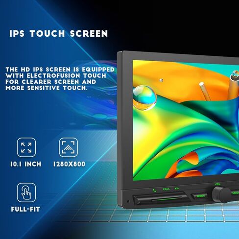 2024 Newest Double Din Car Stereo Radio Wireless CarPlay & Wireless Android Auto, 7inch Touchscreen Car Audio Receiver with Bluetooth5.2,Rearview Camera,AM/FM,Mirror Link,USB/AUX/SWC/TF/AUX/DSP in Saudi Arabia