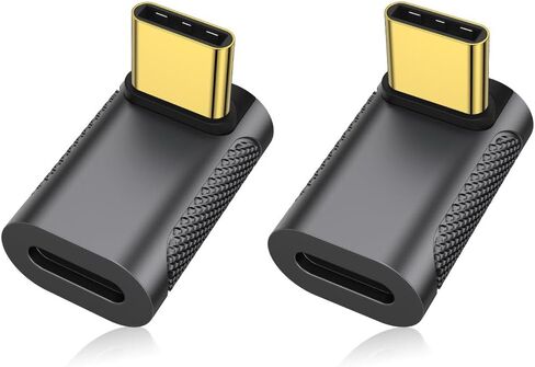 وصلة AuviPal USB C (عبوتان)، موسع محول USB من النوع C أنثى إلى أنثى يدعم ما يصل إلى 40 جيجابت في الثانية لنقل البيانات، وتوصيل طاقة 100 واط وتمرير فيديو 8K@60 هرتز in Kuwait