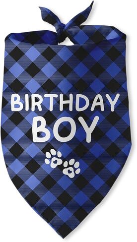 It's My Birthday Mother Puppers Blue Dog Bandana Dog Birthday Boy Bandana Puppy Bandana Funny Pet Puppy Photo Prop Pet Scarf Accessories for Pet Dog Lovers Gifts in Saudi Arabia