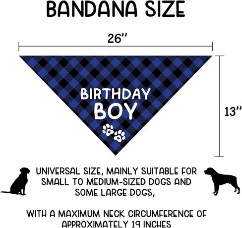 It's My Birthday Mother Puppers Blue Dog Bandana Dog Birthday Boy Bandana Puppy Bandana Funny Pet Puppy Photo Prop Pet Scarf Accessories for Pet Dog Lovers Gifts in Saudi Arabia