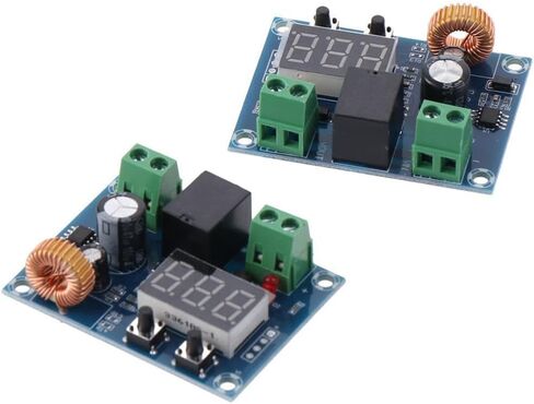 2Pcs DC Voltage Protection Module,Voltage Protection Digital Display Switch, Low Voltage Disconnect Protection Module in Saudi Arabia