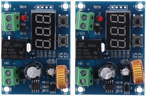 2Pcs DC Voltage Protection Module,Voltage Protection Digital Display Switch, Low Voltage Disconnect Protection Module in Saudi Arabia