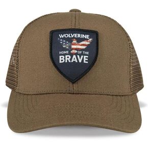 WOLVERINE Standard Trucker Hat Snap Back Baseball Cap for Men and Women, One Size Fits Most in Kuwait