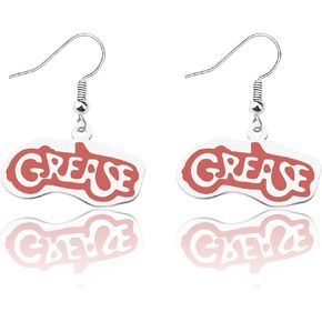 AKTAP Grease Musical Gifts Musical Theater Earrings Pink Ladies Grease Gift