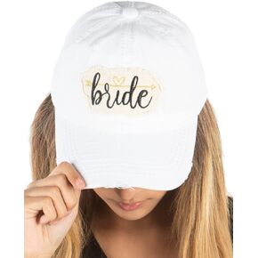 Funky Junque Womens Bride Tribe Baseball Cap I Do Bachelorette Wedding Party Hat