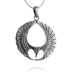 FashionJunkie4Life Sterling Silver Bird Pendant Necklaces for Women
