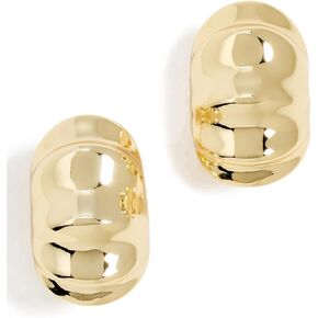 By Adina Eden Women's Indented Stud Earrings in Kuwait