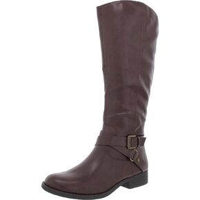 Style & Co. Marliee Riding Boots, Created for Macy's - Cognac, Cognac, Size 6.5