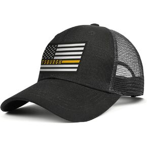 Pittsburgh Pennsylvania Trucker Hat Men's and Women's Gift Fan Baseball Cap One Size Mesh on Back