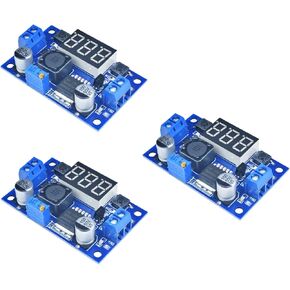 3 قطعة تيار مستمر إلى تيار مستمر LM2596 وحدة محول فرق الجهد تيار مستمر 4-40 فولت جهد الإدخال 1.25-37 فولت تيار مستمر جهد الإخراج قابل للتعديل مع شاشة LED in Kuwait