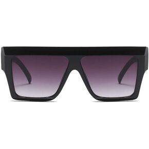 Freckles Mark Trendy Square Aviator Thick Oversized Sunglasses Womens Mens Designer Cat Eye Sun Glasses