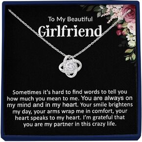 FAITHMONK Girlfriend Necklace Gift Necklace For Fiancée Or To My Future Wife Girlfriend Birthday Gift Ideas Christmas Anniversary