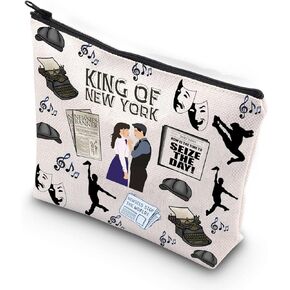 Newsies Broadway Musical Themed Makeup Bag Musical Inspired Gift Drama Actor Actress Gifts (Musical newsies)