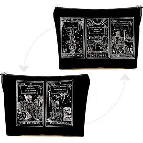 Makeup Bag Bookish Gifts Inspirational Gifts Reading Accessories Cosmetic Travel Bag for Women Reader Sister Friends Coworker Lightweight Book Stuff Zipper Pouch for Birthday Christmas Toiletry Bag