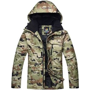 Men's Ski Jacket Waterproof Mountain Snowboarding Jackets Warm Snow Coat Winter Raincoat Windbreaker