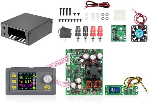 DPS5020 DC 6-60V to 0-50V 20A Constant DC DC Voltage Current Step-Down Power Supply Module Buck Voltage Converter Voltmeter Support Android Phone PC Communication(DPS5020-USB-BT) in Saudi Arabia