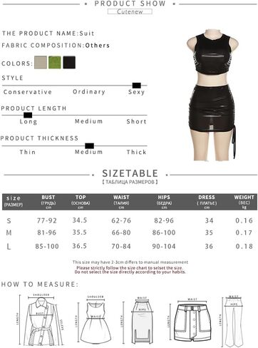 المرأة 2 قطعة Ruched فستان قصير حزام مثير Racerback تانك Bodycon فستان قصير فستان حفلة الزي كلوبوير للنساء in Kuwait