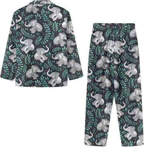 Women's Pajama Sets Night Shirts for Women Sleepwear Casual Lapel Pjs Set Soft Button Down Pjs for Women Set Gifts in Saudi Arabia