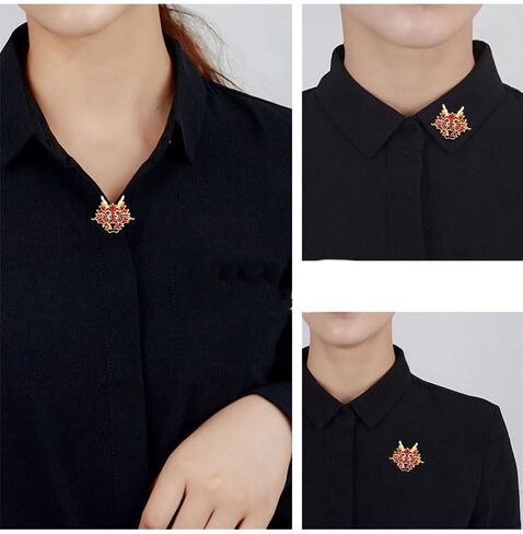 4pcs Dragon Head Brooch Pin Set Cartoon Dragon Animal Lapel Pin Chinese Zodiac Dragon Badges for Women Girls Clothing Decors Fashion Bag Hat Jacket Accessories in Kuwait