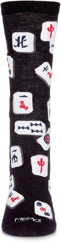 MeMoi Mahjong Bamboo Blend Crew Socks in Saudi Arabia