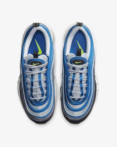 Nike Womens Air Max 97 OG DQ9131 400 Atlantic Blue Voltage Yellow US 5.5 in Saudi Arabia