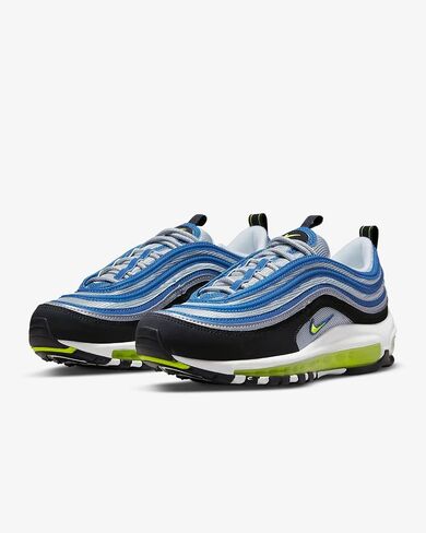 Nike Womens Air Max 97 OG DQ9131 400 Atlantic Blue Voltage Yellow US 5.5 in Saudi Arabia