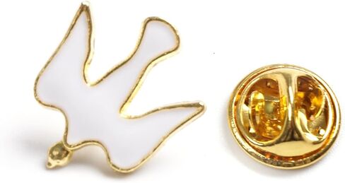 Monstrance طية صدر السترة دبوس هدية El Santísimo المناولة الأولى لصالح يسوع والروح القدس حمامة دبوس طية صدر السترة مطلي بالذهب مع المينا الأبيض والأحمر الهدايا الدينية in Kuwait