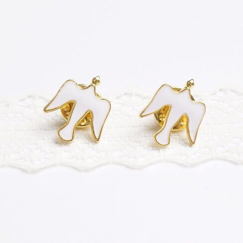 Monstrance طية صدر السترة دبوس هدية El Santísimo المناولة الأولى لصالح يسوع والروح القدس حمامة دبوس طية صدر السترة مطلي بالذهب مع المينا الأبيض والأحمر الهدايا الدينية in Kuwait