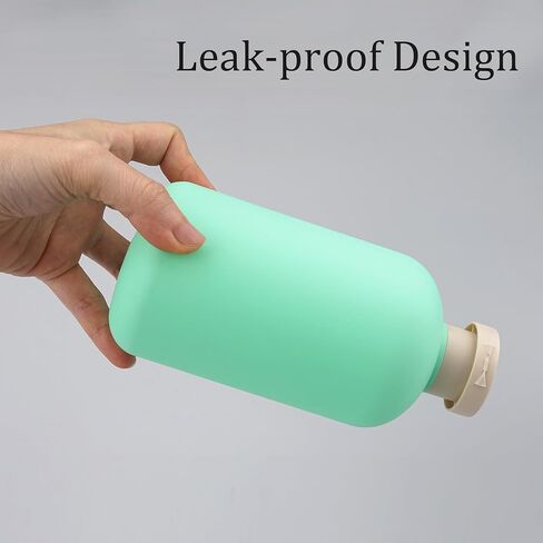 زجاجات ضغط للسائل، 6.7 أونصة/200 مل، زجاجات شامبو وبلسم للسفر لمستلزمات التجميل، زجاجات بلاستيكية مع غطاء قلاب، حاوية لوشن قابلة لإعادة الملء، قطعتين in Kuwait