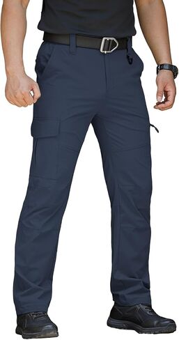 MANSDOUR Men's Lightweight Hiking Pants Quick Dry Water Resistant Tactical Work Outdoor Fishing Cargo Trousers in Saudi Arabia