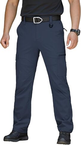 MANSDOUR Men's Lightweight Hiking Pants Quick Dry Water Resistant Tactical Work Outdoor Fishing Cargo Trousers in Saudi Arabia