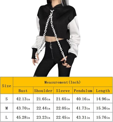 RARITYUS Women Sexy Off Shoulder Gothic Punk Lace Hoodie Crop Top Long Sleeve Bandage Sweatshirt for Rave Halloween Costume in Saudi Arabia