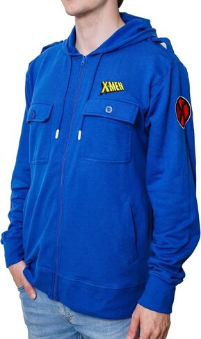 سترة بغطاء للرأس من Marvel X-Men Jim Lee Wolverine Patch in Kuwait