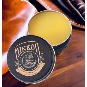 KR. LIF Mink Oil for Leather Boots 60g Baseball Glove Conditioner Water Baseball Mitt Glove Oil Ideal for Boots, Jackets, Glove Softening and Preserving Leather