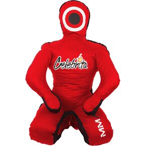 دمية الجودو للتثقيب - وضعية الجلوس والأيدي الأمامية MMA382 (اختر الدمية الخاصة بك) (قماش-أحمر، 70 بوصة حتى 55 كجم/121 رطلاً) in Kuwait