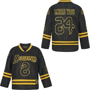 24 Mens Legend Sport Shirt,Miss You Snakeskin Hip Hop Ice Hockey Jersey
