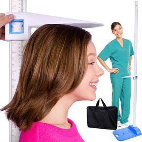 Stadiometer, Portable Height Measurement for Adults, Medical Office Height Measuring Device, 8-82in/20-210cm, Freestanding Scale Height Measure Road Rod for Healthcare Professionals