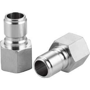 مجموعة قطع الاتصال السريع من الفولاذ المقاوم للصدأ، مجموعة موصلات تخمير منزلية 1/2 بوصة (ذكر بارب/أنثى MPT) in Kuwait