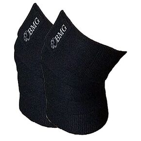 Knee Wraps (Pair) | 78″ Nylon Knee Wraps | Knee Wraps For Lifting | Knee Protection For Men And Women (Black) | BMG Knee Wraps | BMG Kneewraps