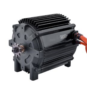 Electric Brushless DC Motor 72V 5000W Electric Dirt Bike Motor Peak 6800rpm Electric Motor for Go Kart Razor Upgrade Kit Motorcycle and More