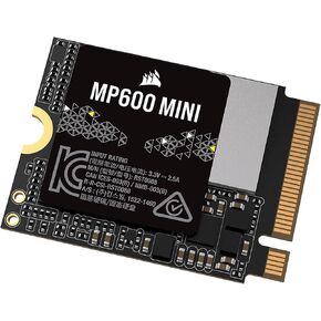 Corsair MP600 Mini 2TB M.2 NVMe PCIe x4 Gen4 SSD – M.2 2230 – Up to 7,000MB/sec Sequential Read – High-Density 3D TLC NAND – Great for Steam Deck and Microsoft Surface – Black