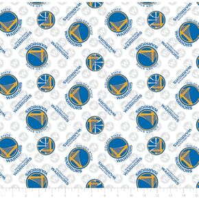 NBA Golden State Warriors Cotton Fabric by the yard