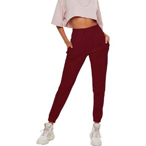 Hat and Beyond Womens Gym Yoga Pant Dance Sweatpants Sport Workout Training French Terry Joggers Pockets